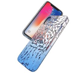 Swissten Crystal Clear dėklas skirtas Apple iPhone 7 / 8 Transparent - Blue kaina ir informacija | Telefono dėklai | pigu.lt