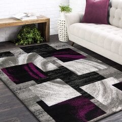 Kilimas pilkas/violetinis 160x220cm kaina ir informacija | Kilimai | pigu.lt