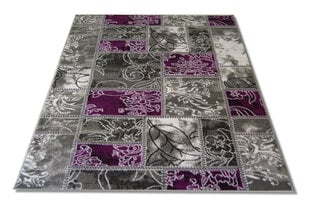 Kilimas pilkas/violetinis 160x220cm kaina ir informacija | Kilimai | pigu.lt