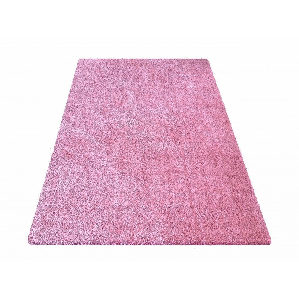Neslystantis kilimas Shaggy rožinis, 80x150 cm, 20 mm, polipropilenas kaina ir informacija | Kilimai | pigu.lt