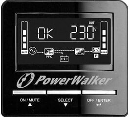 PowerWalker VI 1500 CW цена и информация | Источники бесперебойного питания (UPS) | pigu.lt