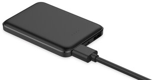 Platinet power bank 5000mAh Polymer, black (44815) цена и информация | Зарядные устройства Power bank | pigu.lt