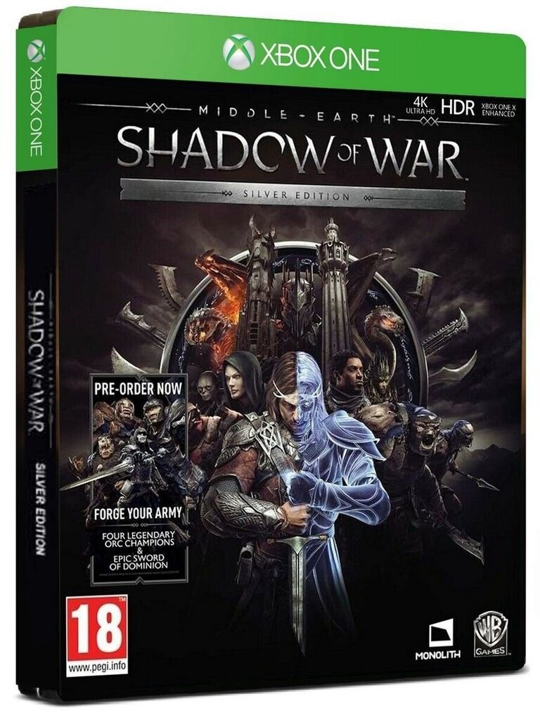 Middle-earth: Shadow of War - Silver Edition (Xbox One) kaina ir informacija | Kompiuteriniai žaidimai | pigu.lt