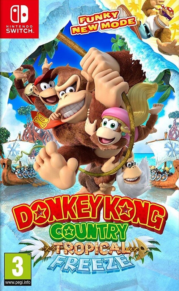 Donkey Kong Country: Tropical Freeze (Switch) kaina ir informacija | Kompiuteriniai žaidimai | pigu.lt