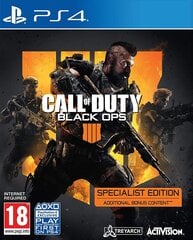 Call of Duty: Black Ops 4 - Specialist Edition (PS4) цена и информация | Компьютерные игры | pigu.lt