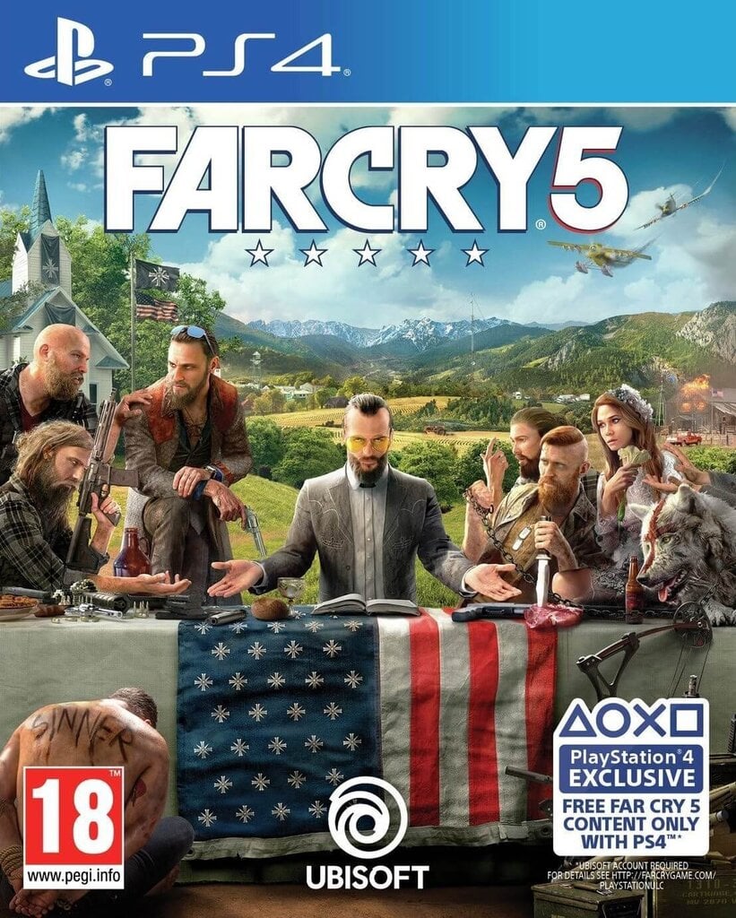 PS4, Far Cry 5 incl. Russian Audio kaina ir informacija | Kompiuteriniai žaidimai | pigu.lt