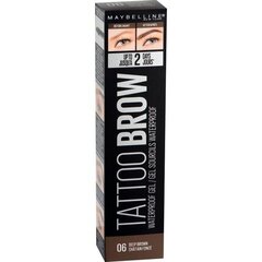 Antakių dažai Maybelline New York Tattoo Brow 5 ml, 06 Deep Brown kaina ir informacija | Antakių dažai, pieštukai | pigu.lt