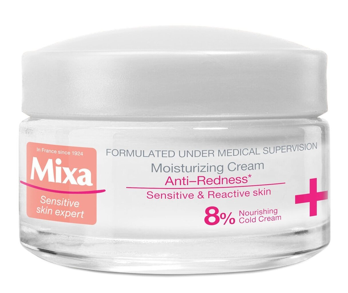 Drėkinamasis kremas jautriai ir raustančiai odai Mixa Anti-Redness 50 ml kaina ir informacija | Veido kremai | pigu.lt