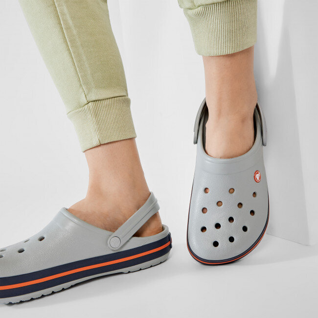 Crocs™ vyriški batai Crocband™, pilki цена и информация | Vyriškos šlepetės, basutės | pigu.lt