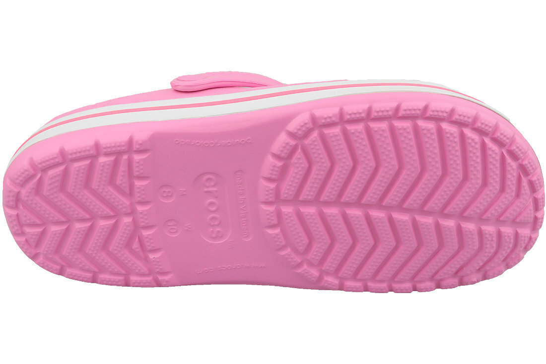 Crocs moteriškos šlepetės Crocband 11016-62P, rožinės kaina ir informacija | Šlepetės moterims | pigu.lt