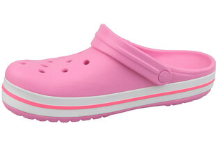 Crocs женские тапочки Crocband 11016-62P, розовый цена и информация | Комнатные тапки женские | pigu.lt