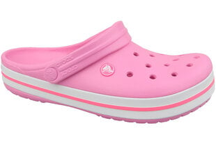 Crocs женские тапочки Crocband 11016-62P, розовый цена и информация | Женские тапочки | pigu.lt