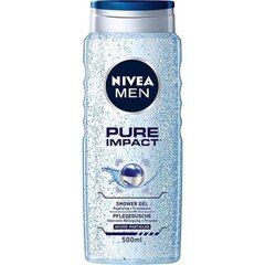 Dušo želė Nivea Pure Impact 3in1, 500ml kaina ir informacija | Dušo želė, aliejai | pigu.lt