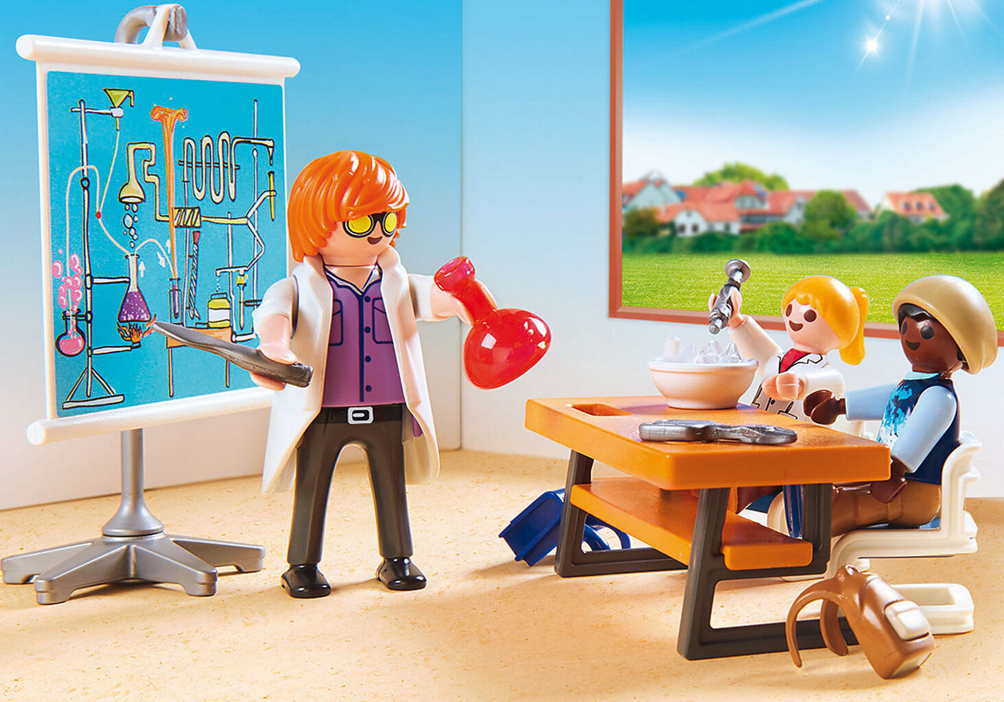 9456 PLAYMOBIL® City Life, Chemijos pamoka kaina ir informacija | Konstruktoriai ir kaladėlės | pigu.lt