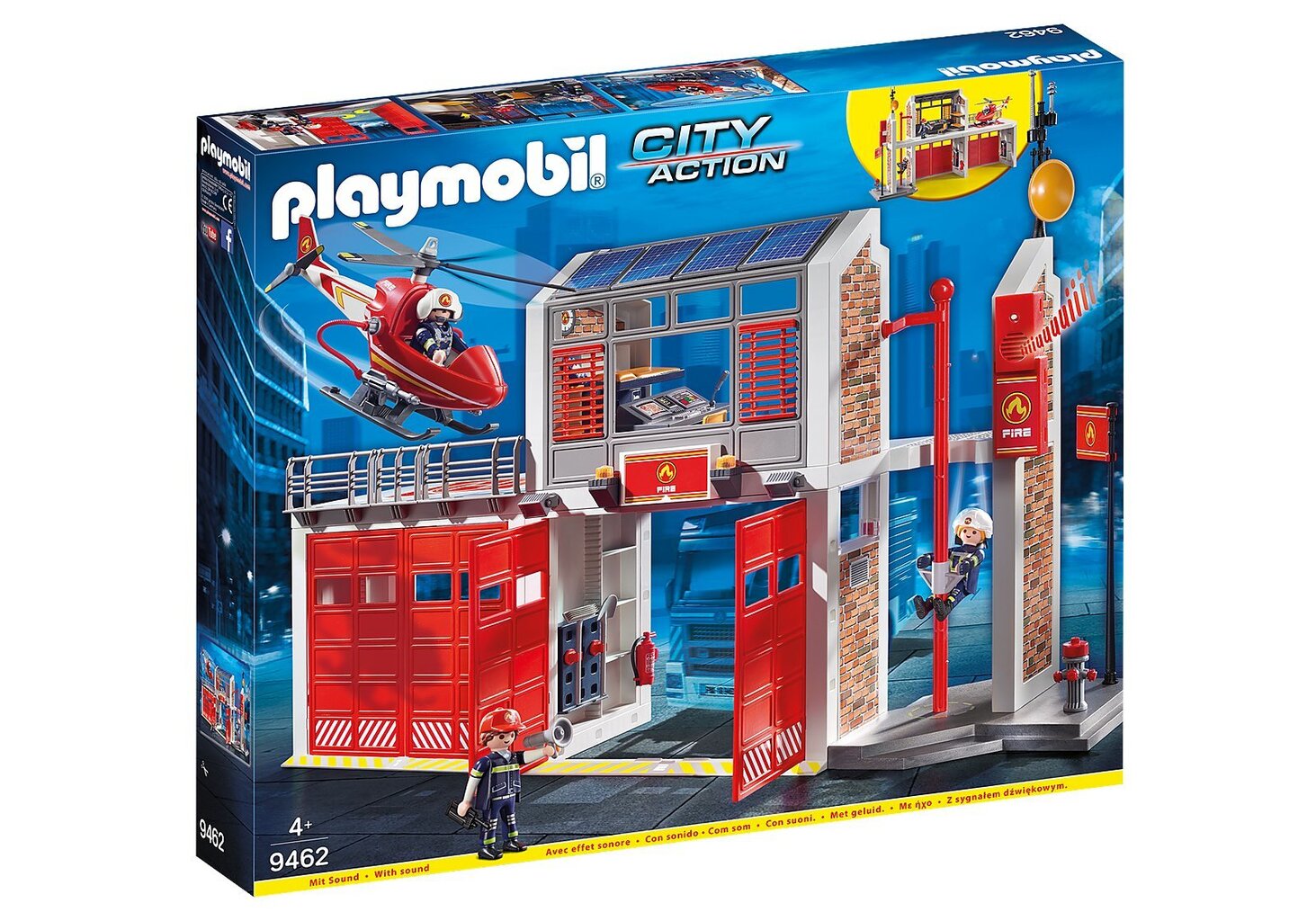 9462 PLAYMOBIL® City Action, Gaisrinės stotis kaina ir informacija | Konstruktoriai ir kaladėlės | pigu.lt