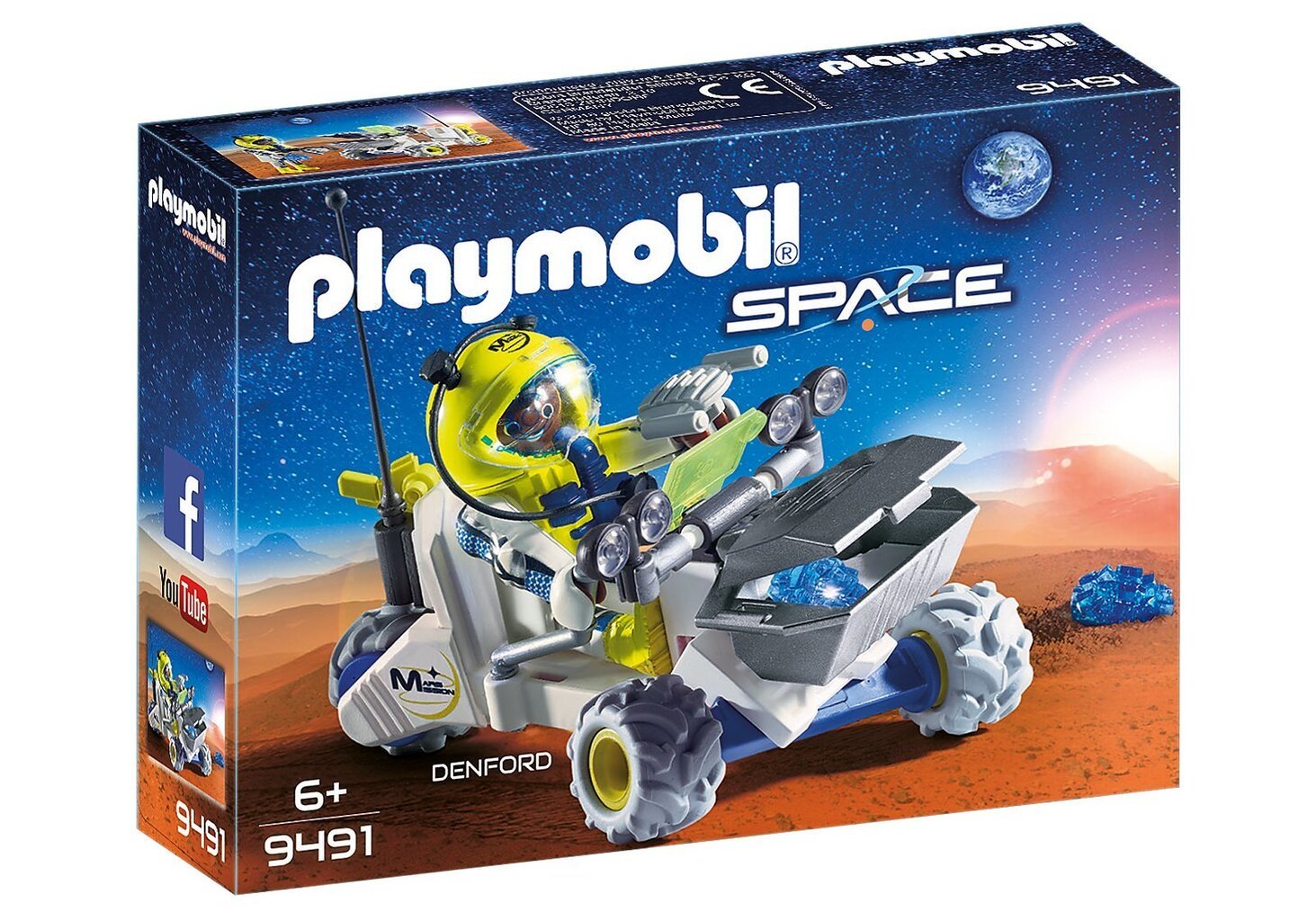 9491 PLAYMOBIL® Space, Marsaeigis kaina ir informacija | Konstruktoriai ir kaladėlės | pigu.lt