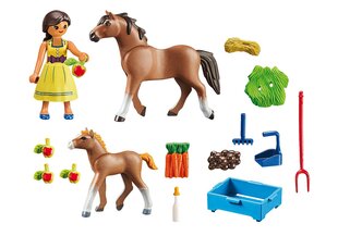 70122 PLAYMOBIL® DreamWorks Spirit, Пру и лошадь с новорожденным цена и информация | Конструкторы и кубики | pigu.lt