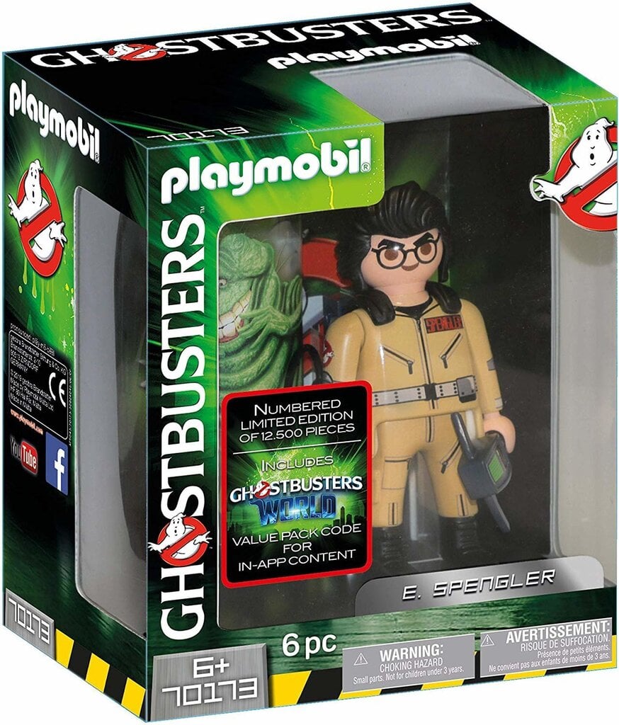 70173 PLAYMOBIL® Ghostbusters™ E. Spengler figūrėlė цена и информация | Konstruktoriai ir kaladėlės | pigu.lt