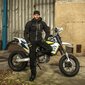 Moto kelnės vyrams W-TEC Raggan, juodos kaina ir informacija | Moto kelnės | pigu.lt