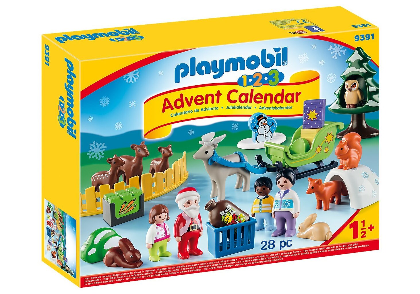 9391 PLAYMOBIL® Advento kalendorius Kalėdos miške kaina ir informacija | Konstruktoriai ir kaladėlės | pigu.lt
