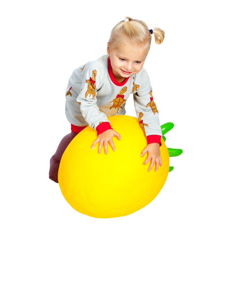 Šokinėjimo kamuolys Jumpy Moliūgai, geltonas GT69381 kaina ir informacija | Žaislai kūdikiams | pigu.lt