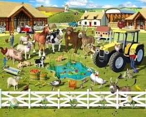 Фотообои Farmyard Fun   цена и информация | Детские фотообои | pigu.lt