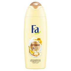 Dušo želė FA Cream & Oil Macadamia Oil Moringa Flower Scent 400 ml kaina ir informacija | Dušo želė, aliejai | pigu.lt