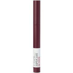 Стойкая матовая губная помада Maybelline New York Super Stay Ink Crayon 2g, 65 Settle More цена и информация | Помады, бальзамы, блеск для губ | pigu.lt