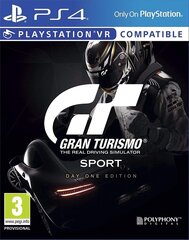 Gran Turismo: Sport Day One Edition, PS4 цена и информация | Компьютерные игры | pigu.lt