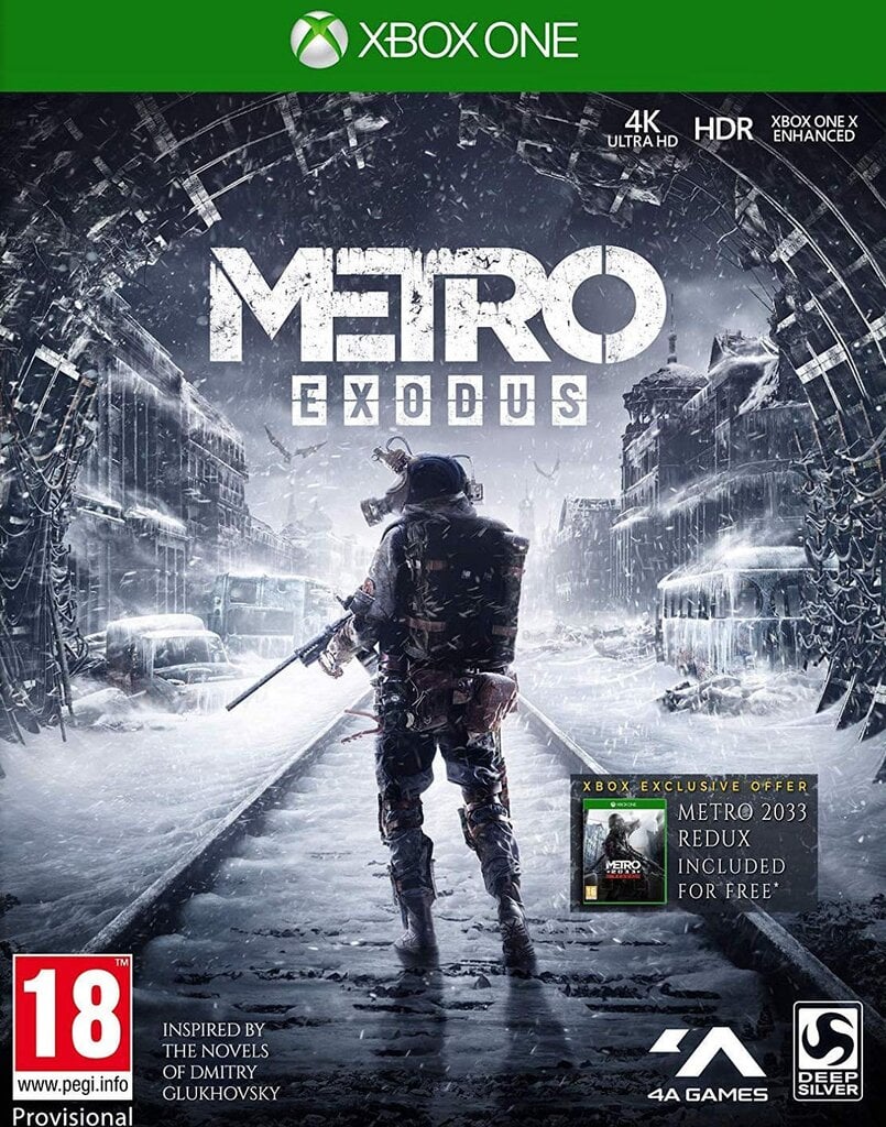 Metro Exodus Xbox One цена и информация | Kompiuteriniai žaidimai | pigu.lt