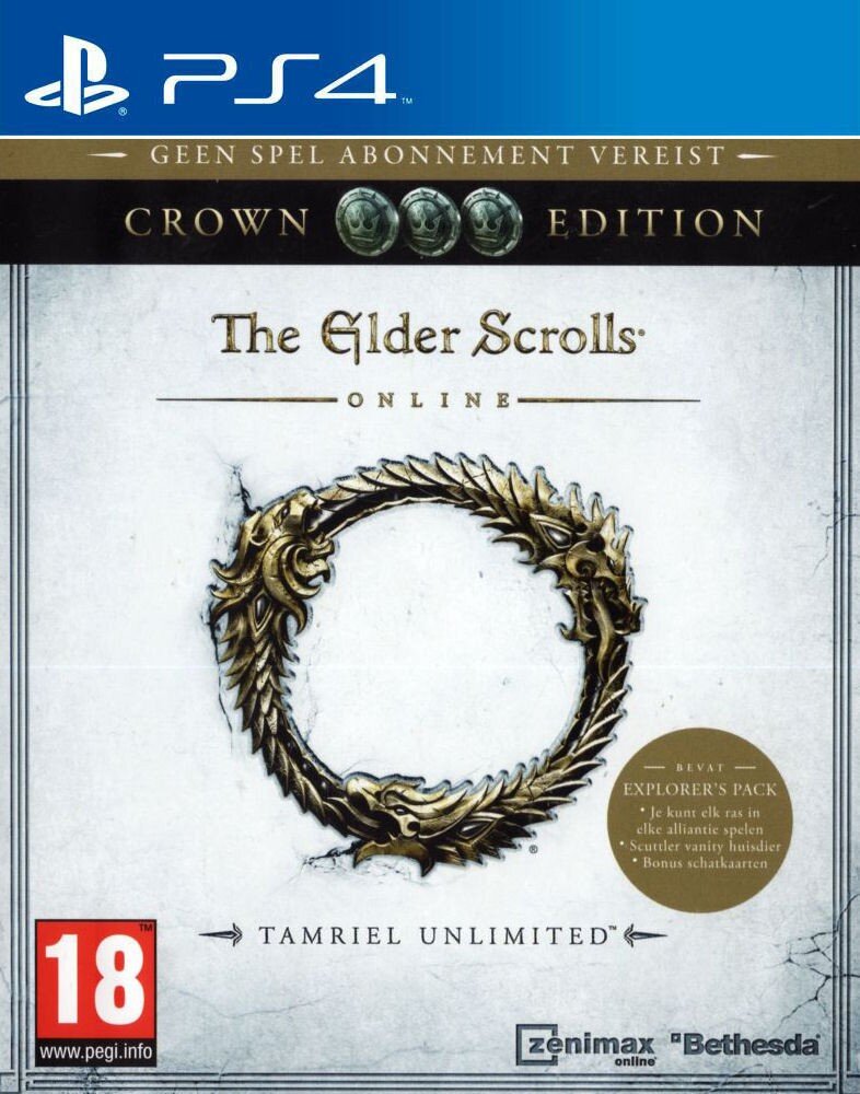 The Elder Scrolls Online: Tamriel Unlimited - Crown Edition PS4 kaina ir informacija | Kompiuteriniai žaidimai | pigu.lt