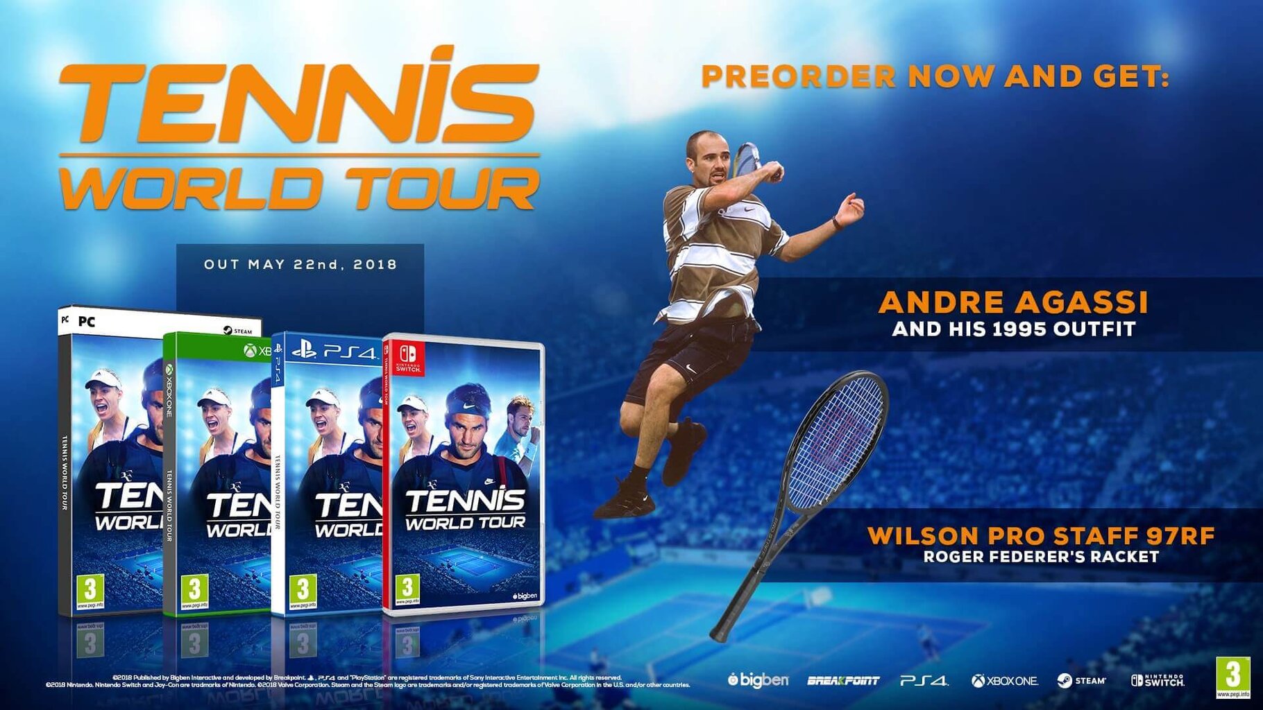 Tennis World Tour цена и информация | Kompiuteriniai žaidimai | pigu.lt