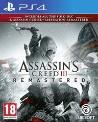 Assassin's Creed III Remastered PS4 цена и информация | Компьютерные игры | pigu.lt