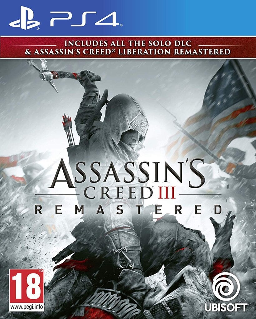 Assassin's Creed III Remastered PS4 цена и информация | Kompiuteriniai žaidimai | pigu.lt
