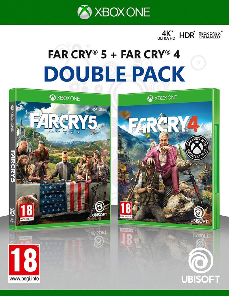 Far Cry 4 + Far Cry 5 XBOX kaina ir informacija | Kompiuteriniai žaidimai | pigu.lt