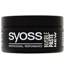 Паста для моделирования волос средней интенсивности SYOSS "Invisible paste" 100 мл цена и информация | Средства для укладки волос | pigu.lt
