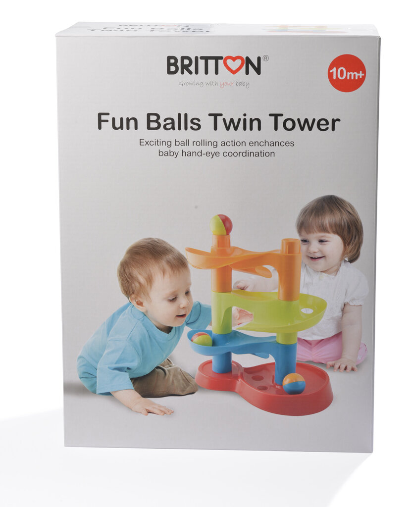 Lavinamasis kamuoliukų bokštas Dvynys Britton kaina ir informacija | Žaislai kūdikiams | pigu.lt