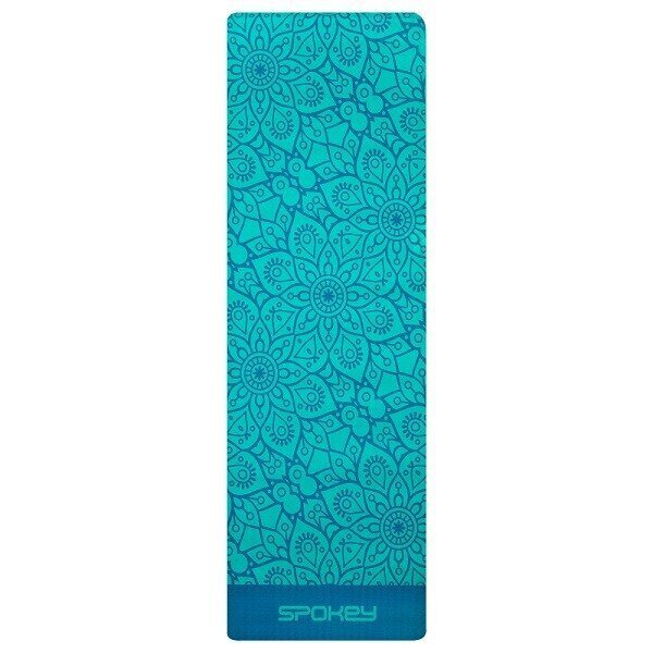 Jogos kilimėlis Spokey Mandala TPE 183x61x0,4 cm, mėlynas kaina ir informacija | Kilimėliai sportui | pigu.lt