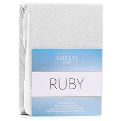 AmeliaHome махровая простыня с резинкой Ruby, 220x200 см цена и информация | Простыни | pigu.lt