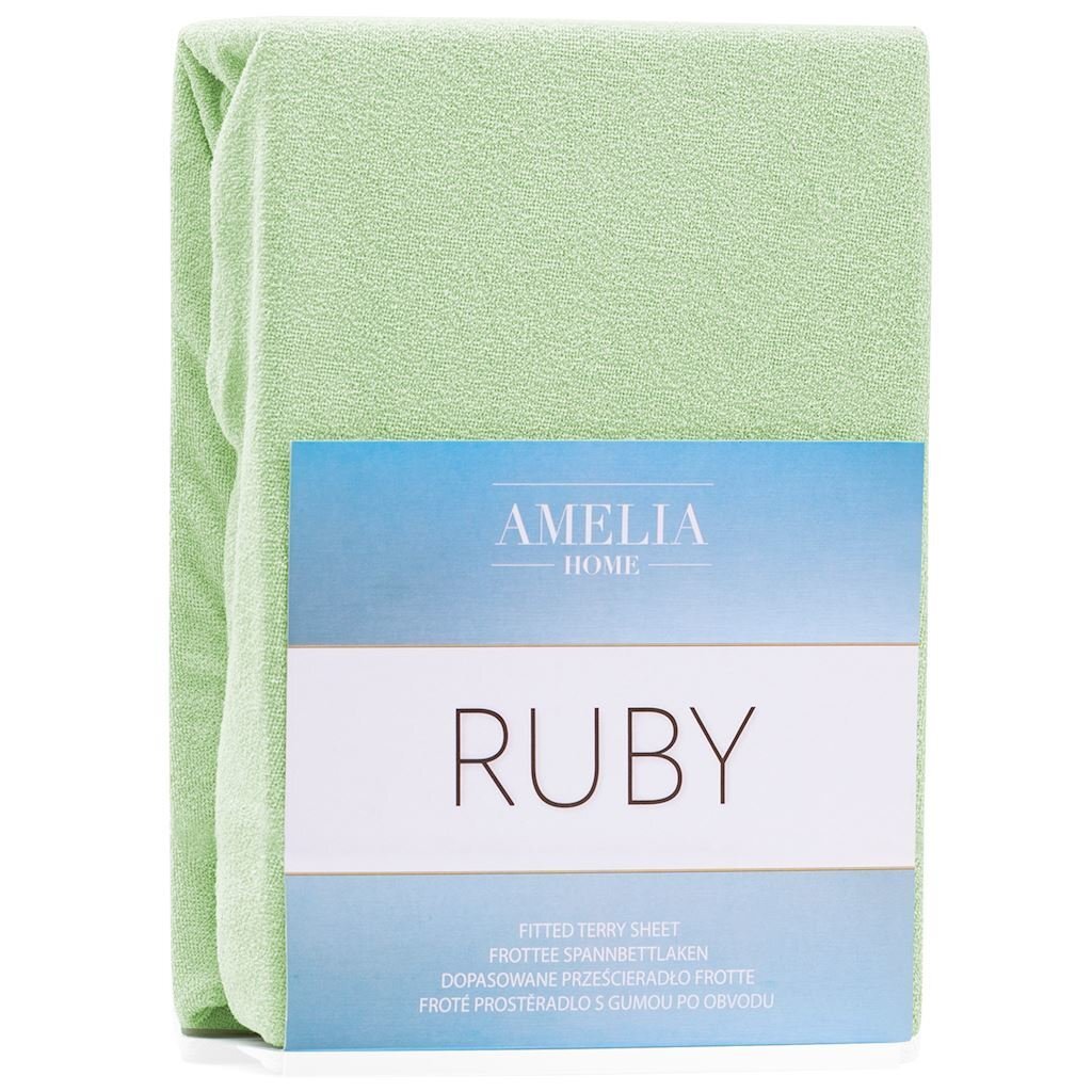 AmeliaHome frotinė paklodė su guma Ruby цена и информация | Paklodės | pigu.lt