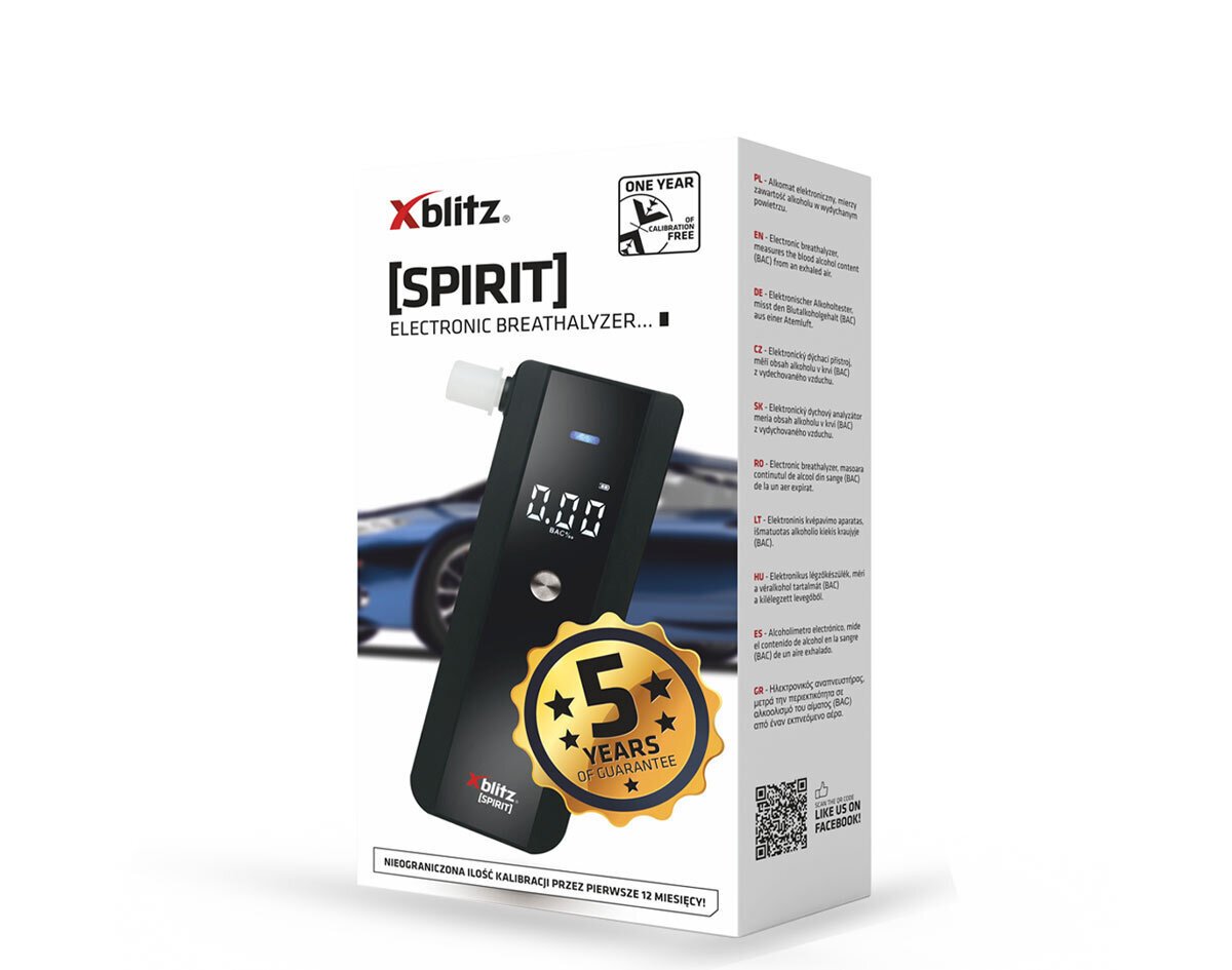 Xblitz Spirit alkotesteris цена и информация | Alkotesteriai | pigu.lt