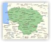 Kamštinis paveikslas - Lietuvos žemėlapis [Kamštinis žemėlapis], 100x70 cm. kaina ir informacija | Reprodukcijos, paveikslai | pigu.lt