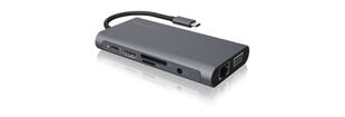 Адаптер Icy Box IB-DK4040-CPD USB Type-C™ Dock цена и информация | Адаптеры, USB-разветвители | pigu.lt