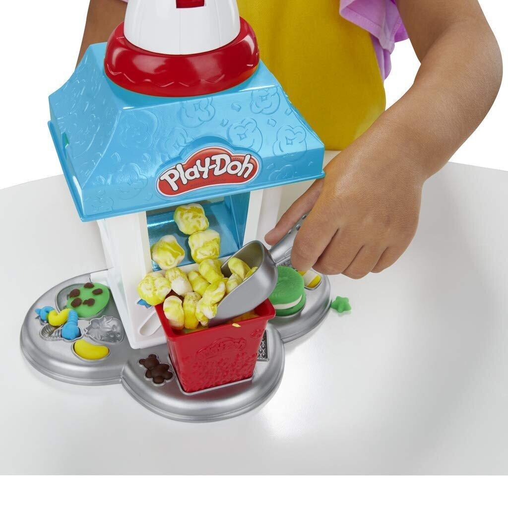 Plastilino rinkinys Spalvų kalnas Play-Doh Pop Corn Party, E5110 цена и информация | Lavinamieji žaislai | pigu.lt