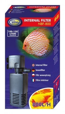 AQUA NOVA vidinis filtras akvariumui 800l/h цена и информация | Akvariumai ir jų įranga | pigu.lt