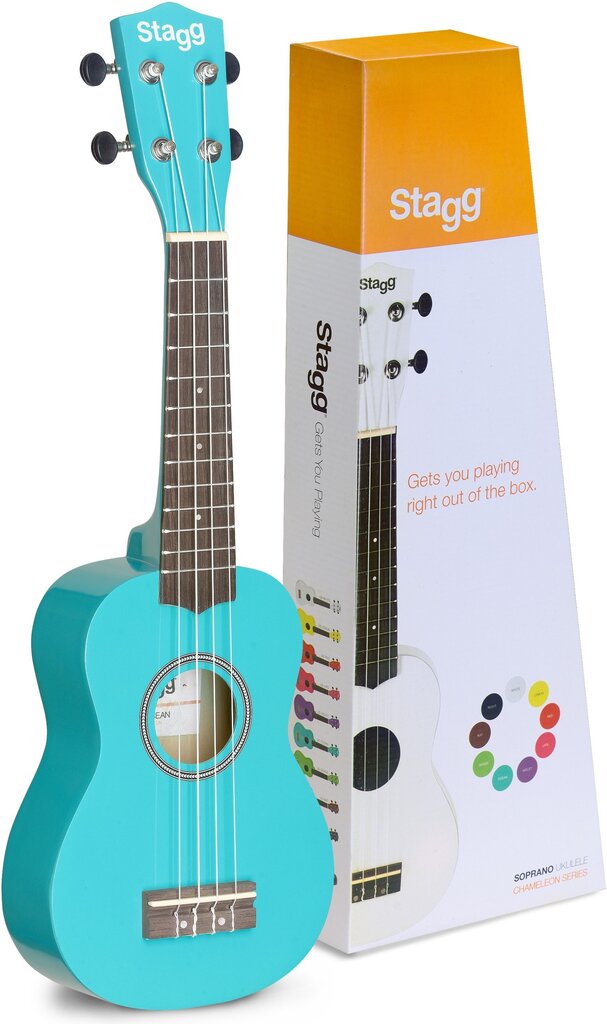 Soprano ukulelė + dėklas Stagg US-OCEAN kaina ir informacija | Gitaros | pigu.lt