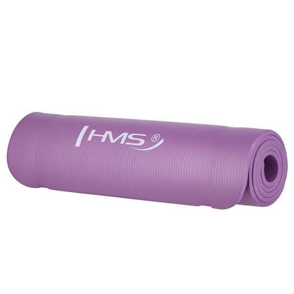 Gimnastikos kilimėlis HMS NBR YM03 183x61x1 cm, violetinis kaina ir informacija | Kilimėliai sportui | pigu.lt