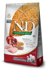 Farmina Pet Food N&D Low Ancestral Grain Senior su vištiena, 12 kg kaina ir informacija | Sausas maistas šunims | pigu.lt