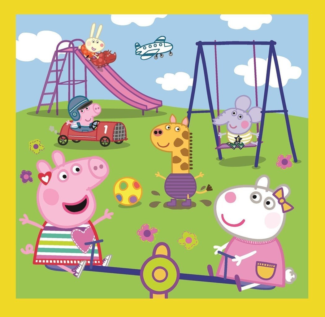 Dėlionių rinkinys Trefl Kiaulytė Pepa (Peppa Pig ) 3 in 1, 20+50+36 d. kaina ir informacija | Dėlionės (puzzle) | pigu.lt