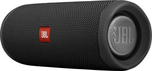 JBL Flip 5, черный цена и информация | Аудиоколонки | pigu.lt